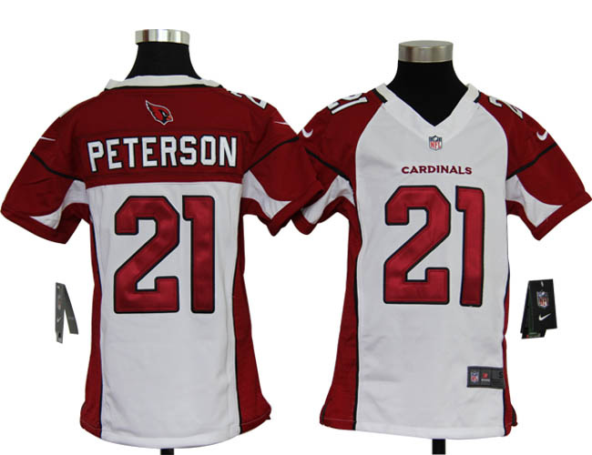 Arizona Cardinals 21 Louisiana State Patrick Peterson Youth Nike NFL white Jerseys
